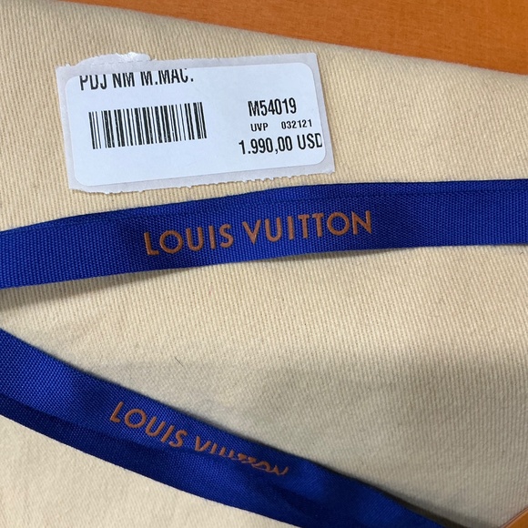 Authentic Louis Vuitton Macassar Porte-Documents Jour Bag - Picture 8 of 8